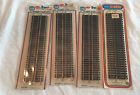 08600 Atlas Lot 4 Life-like Trains Ho Scale 9 Straight Track Pieces Model Railroad