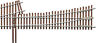 14-716 Micro Engineering Ho Intermediate Ladder Left Hand Switch Turnout