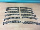 15radcur Atlas Sja Lot Of 12 Nickel Silver 15 Inch Radius Curve Track