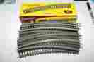 1601 Fleischmann Vintage Ho Scale Box Of 20 Curved Train Track Section