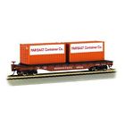 18906 Bachmann Pennsylvania-prr Silver Flatcar Series Containers Ho-scale