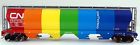 19133 Canadian National Ho 4 Demonstrator Bachmann Hopper Scale Train Bay