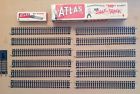 21-43 Atlas Ho Twelve Straight Brass Track Sections Bumper