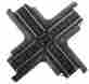 21715 Life-like 90 Degree Crossing Power-loc Steel Ho 616374044313