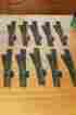 2512lh Casadio 10 Switches Turnouts Ho Scale New