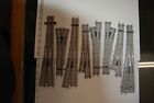 3-15 Atlas Lot Ho Scale Code Turnouts Used Minor Damage No