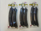 44401 3 Roadbed Curved Black Packs Ez Steel Track Tracks Ho Bachmann Scale