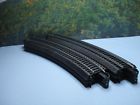 44480-6 Bachmann New Ho Curved Ez Track Piece Black Roadbed