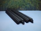 44481-4 Bachmann New Ho Straight Ez Track Pieces Black Roadbed