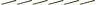 6-card 44815 Bachmann Trains Snap Fit Track Straight Nickel Silver