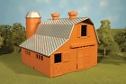 45007 Barn Ho Pre-built Model Train Built-up Railroad Dairy Bachmann