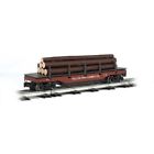 47928 Bachmann Williams Operating Log Dump Car Yellow Pine Lumber Co
