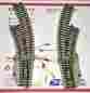 5141 5140 5142 Scale Wide Radius Curve Track Electric Switches Marklin Ho Pair M Curved W Plugs Left Right