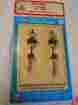 5638 Double Light Cross-buck Crossing Ahm Associated Hobby Manufacturers Ho Train Vintage See-niks 2 New In Package