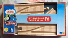 Lc99911 6.5inch Single Curved Switch Track New 2004 Ed Thomas And Friends Wood Rr