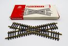 6061 Fleischmann Vintage Ho Dc Brass Track Crossing Super Clean