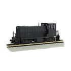 60610 Loco Bachmann Black Painted 70t Ge Dcc Diesel Unlettered Ho Scale Equipped