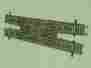 669-111 Walthers Shinohara Ho 4 Double Crossover Turnout Switch Code 100 Nickel Silver