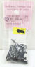 809-25 Gargraves Black Phillips Pan Head Track Screws Packs Of