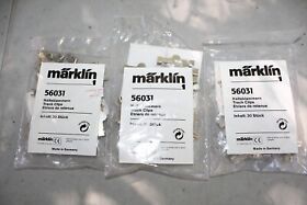 56031 90 Marklin #1 Scale Track Clips 3 Packs Of 30 Sealed Mint Jb