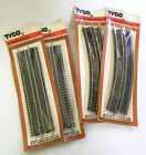 918-sealed Tyco Vintage Lot Track 9 Straight 917 18 Radius Curve