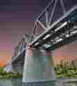 933-4552 Walthers Ho Double-track Railroad Bridge Concrete Pier 2 Kit 616374128990
