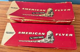 26720 A.c. Gilbert American Flyer 12 Curve Streight Track In Original Boxs A. C