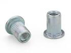 Aefks-m6-3.0bzi Atlas Rivetnut Gr Rnd Body Ribbed Lg Flng Hd Inserts
