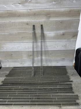 292992 Ahm/rivarossi Vintage 36 Inch And 28 Long Straight Ho Railroad Track Lot Of 22 Made In Italy