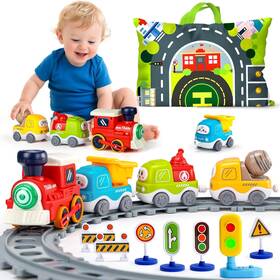 Ye-301 Alasou Electric Train Set For Toddlers Kids With Steam Spray Light And Music