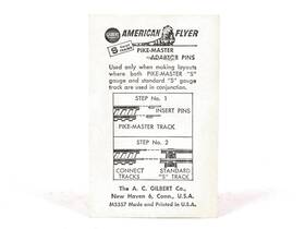 26342 American Flyer Vintage S Pike Master Adapter Pins 10