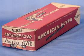 26700 American Flyer S - Full Box Of Gauge Straight Track Vg