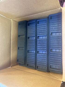 26746 American Flyer S Gauge Rubber Roadbed Narrow Ties 35 Straight Sections Box