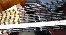 6-49829 American Flyer 36 Inch S Gauge Scale Tubular Track X 7 By Lionel