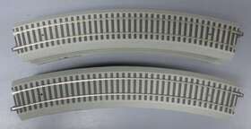 6-49859s American Flyer 6-49859 S Gauge Fastrack R27 Wide Radius Curve Track 10 Ex