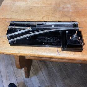 720-720a American Flyer S Train Remote Powered Left Switch Track