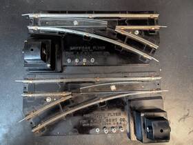 Xa3326 American Flyer Vintage S-gauge Track Lh And Rh Manual Switch / Turnout Sold Sep