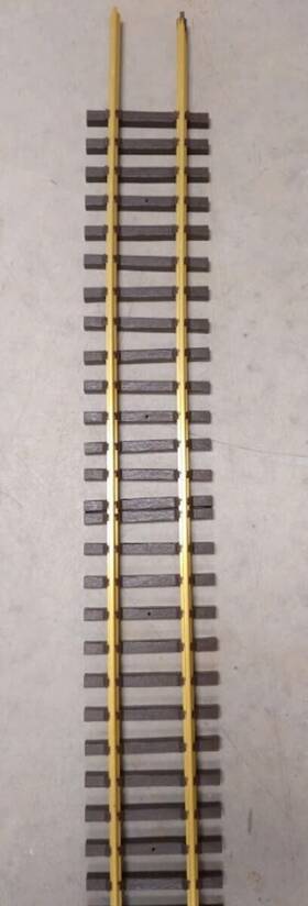 G201-01 American Mainline G 6 Ft Code 332 Brass Usa Flex Track Sold By Piece