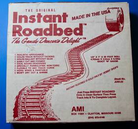 Arr-25 Ami Vintage N-scale Instant Roadbed 1 Inch By 30 Foot Roll