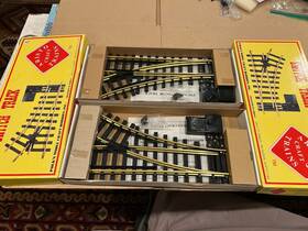 11200 Aristo-craft 11210 Pair Brass Manual Switches 4 Circle Left And Right New In Box