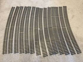 Art-11820 Aristo-craft 11820 14 Pieces Used Aristocraft Brass Euro G Gauge Track 20 Ft Diameter