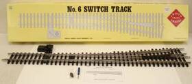 20340 Aristo-craft G #6 Stainless Steel Left Hand Switch/turnout Ln/box