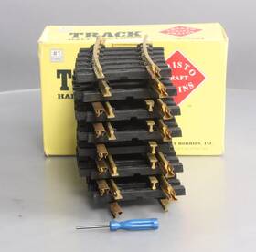 30101 Aristo-craft Us Brass 4ft Diameter Half-curve Track Section Box Of 12 Ex