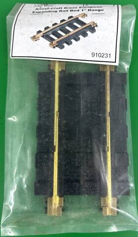 910221 Aristocraft Aristo-craft G Scale Brass European Expanding Rail Bed 5/8 Inch Range For Code 332