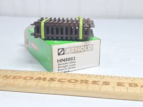 Hn8002 Arnold N Scale 10 Pieces Straight Track 57.5mm 2 Inch New In Box