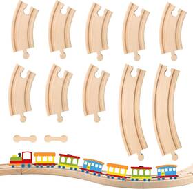 Awts-4 Asweets Wooden Train Track Accessories Expansion Pack 12 Pcs Fits Thomas