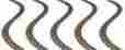 Atl-168-25-5-p1 Atl-168-25-5 Atlas Ho 5 Pcs Code 100 36 Super-flex Track W Black Ties