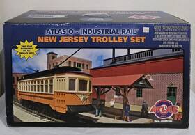 1009101 Atlas Inch O Gauge Industrial Rail New Jersey Trolley Set #1009101