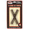 2043 Atlas N Code 55 Nickel Silver 45inch Degree Crossing Track