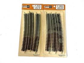 2326-100 Atlas N Gauge 2 Packages Of 19 Inch Radius Curved Track 12 Pieces Code 100 Brand New